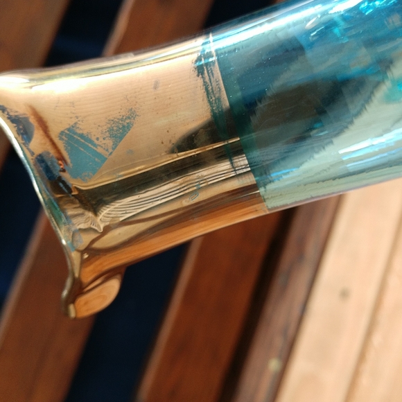 VTG Romania Blue Aqua Decanter & 5 Cordial Glass - Picture 9 of 16